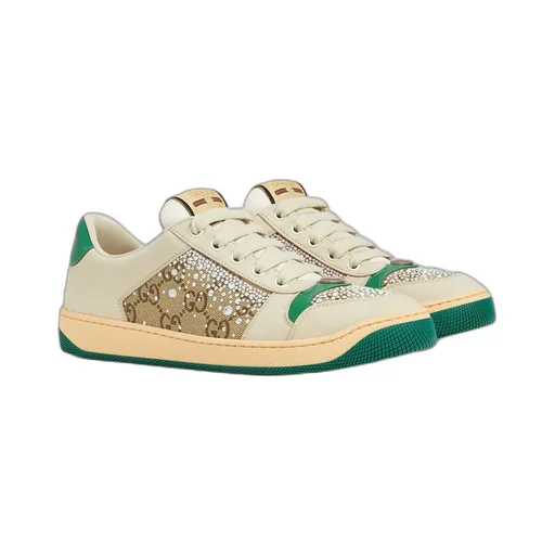 Gg Crystal Screener Sneaker