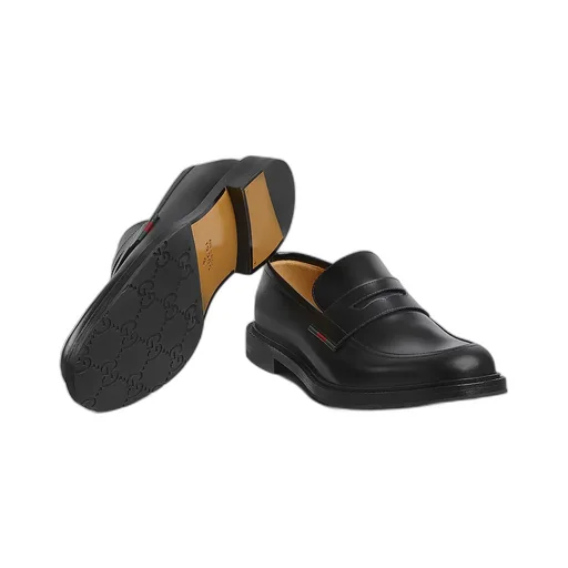 Loafer With Leather Web