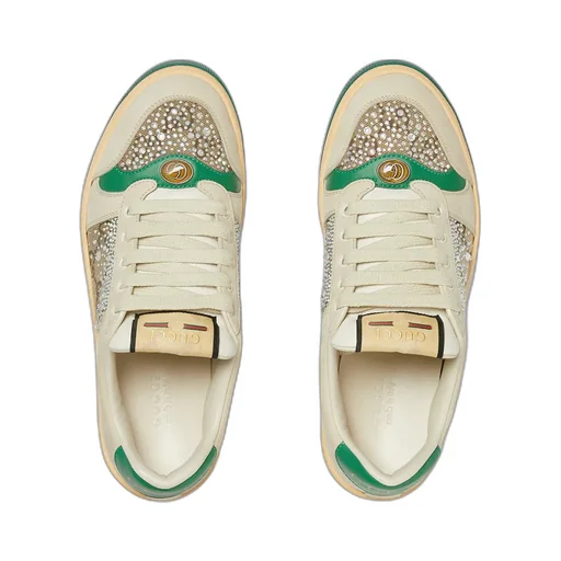 Gg Crystal Screener Sneaker