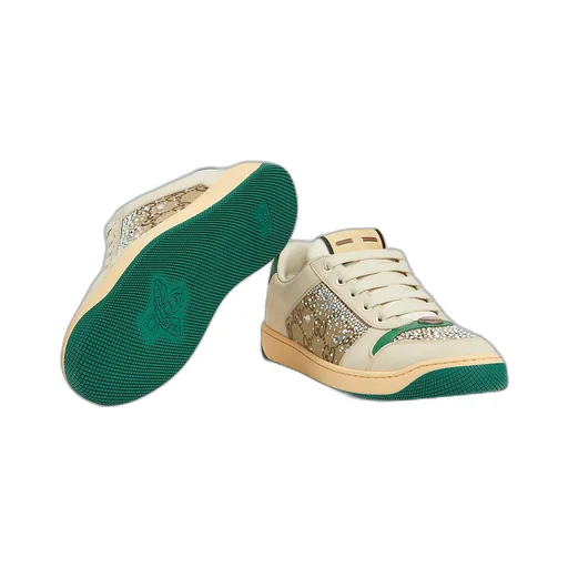 Gg Crystal Screener Sneaker