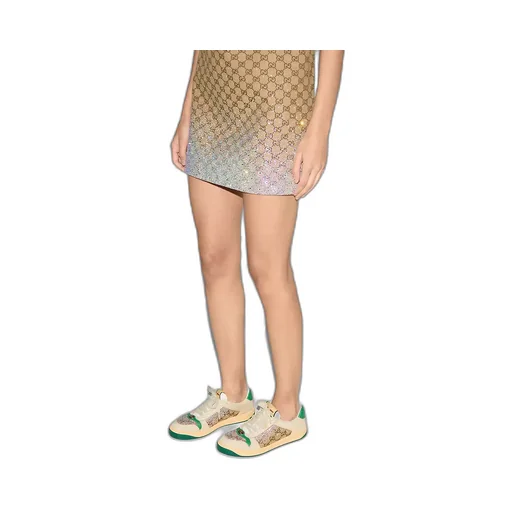 Gg Crystal Screener Sneaker