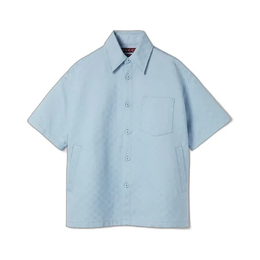 Oversize Gg Cotton Shirt