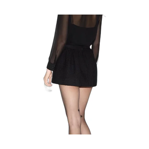 Wool Bouclé Mini Skirt