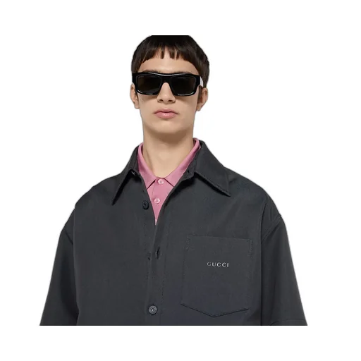 Oversize Cotton Gabardine Shirt