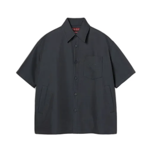 Oversize Cotton Gabardine Shirt