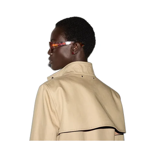 Embossed Cotton Drill Bomber Jacket