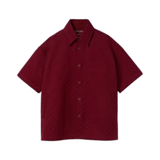 Oversize Gg Cotton Shirt