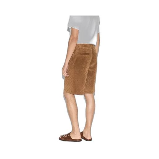 Gg Suede Shorts