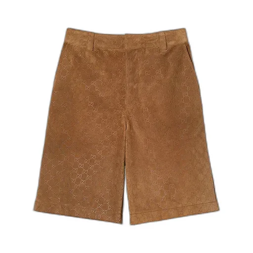 Gg Suede Shorts