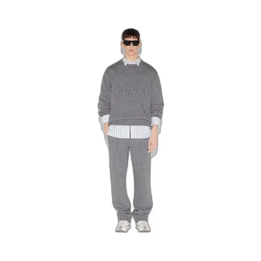 Embroidered Wool Knit Sweater