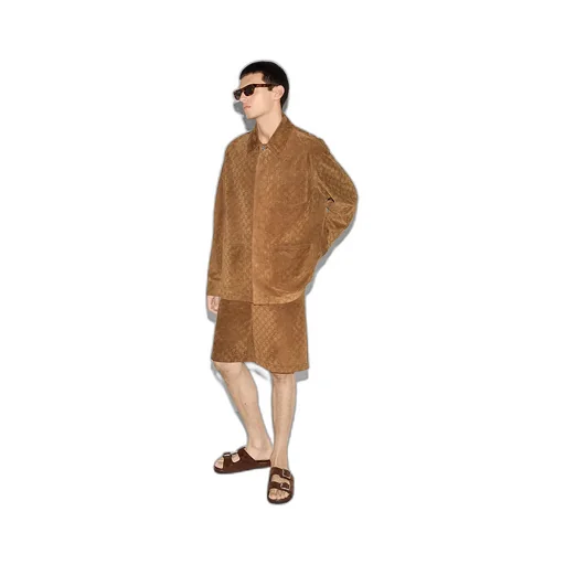 Gg Suede Shorts