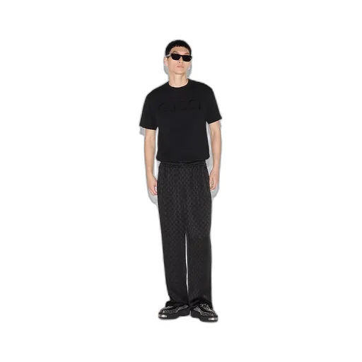 Gg Satin Jogging Trouser