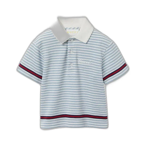 Baby Embroidered Cotton Polo Shirt