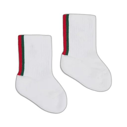 Baby Cotton Blend Socks With Web