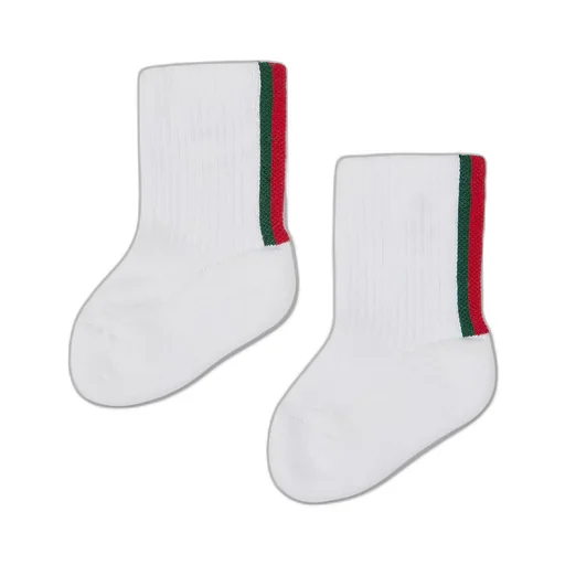 Baby Cotton Blend Socks With Web
