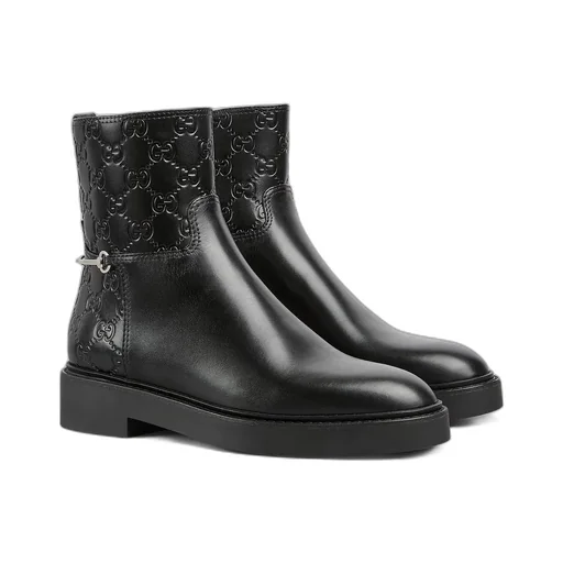 Slim Horsebit Ankle Boot