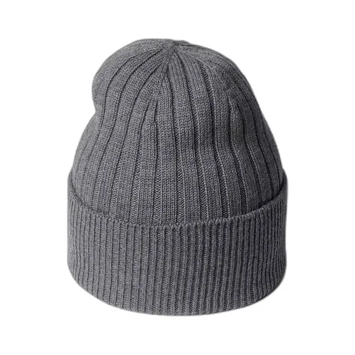 Rib Knit Wool Hat