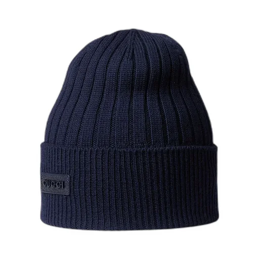 Rib Knit Wool Hat
