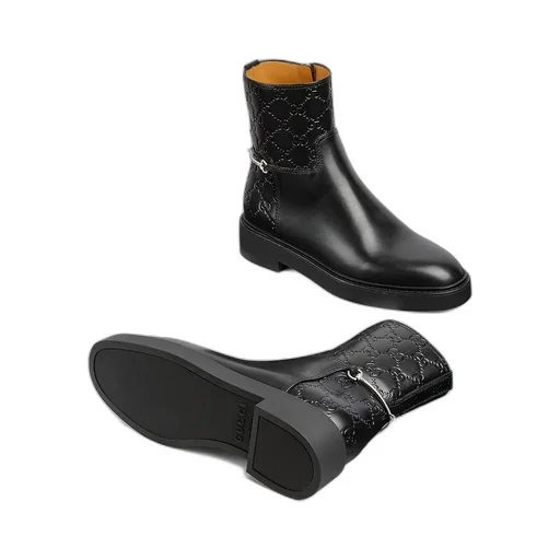 Slim Horsebit Ankle Boot