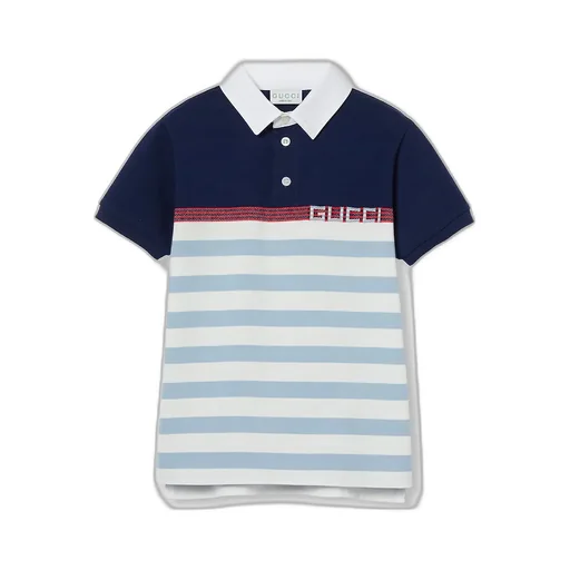 Children's Printed Cotton Polo