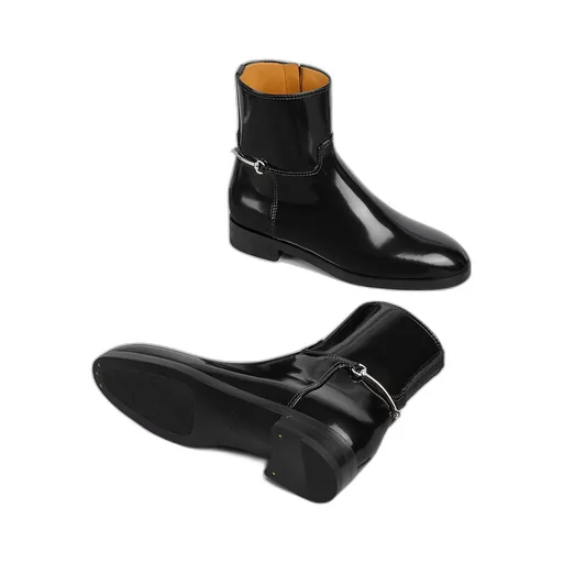 Slim Horsebit Ankle Boot