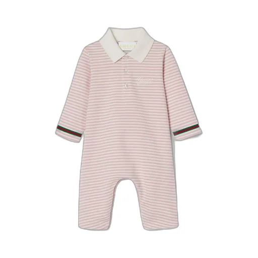 Baby Embroidered Cotton One-Piece