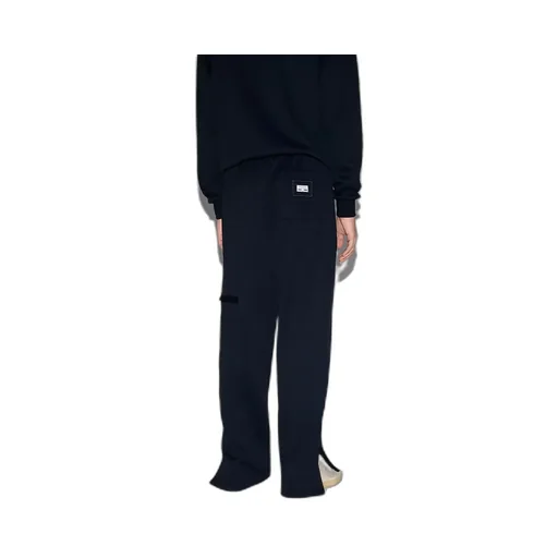 Wide Leg Nylon Jersey Trousers