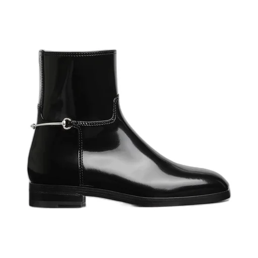 Slim Horsebit Ankle Boot