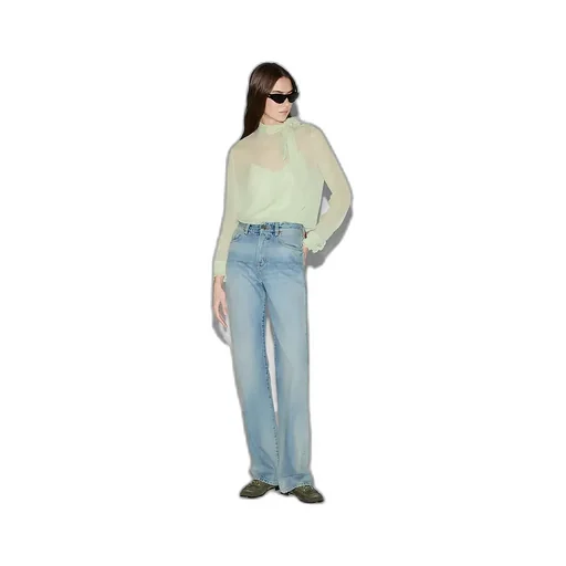 High Rise Boot Cut Denim Pants