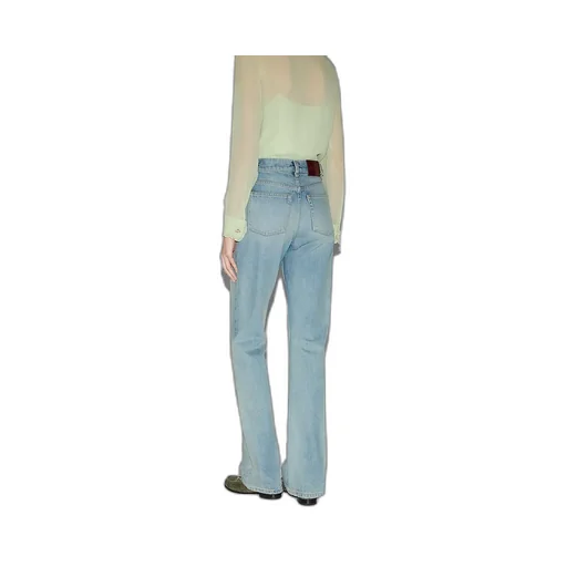 High Rise Boot Cut Denim Pants
