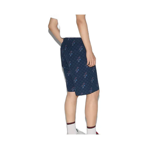 Printed Cotton Ripstop Shorts