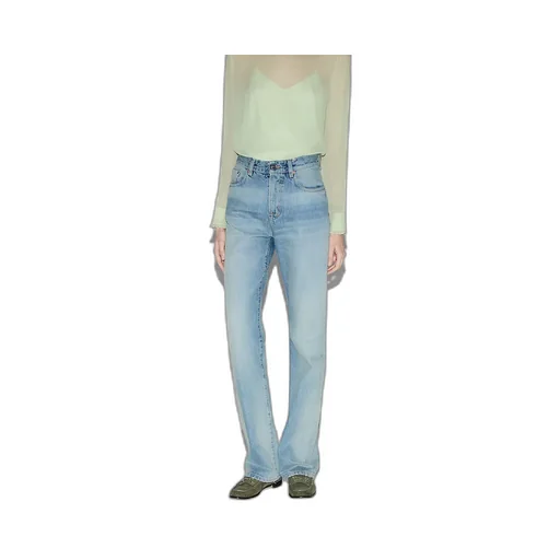 High Rise Boot Cut Denim Pants