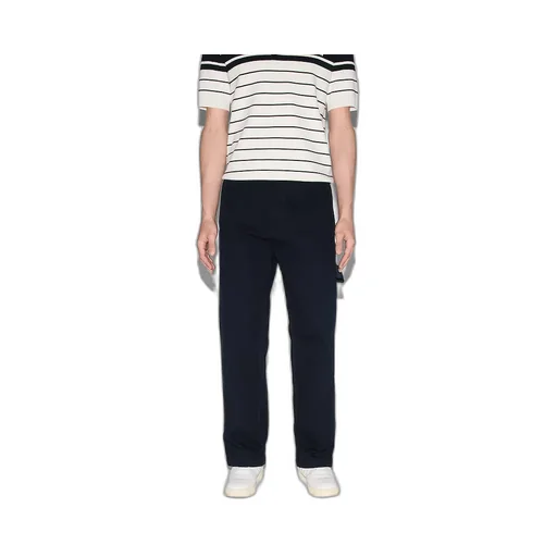Heavy Cotton Canvas Trousers With Label