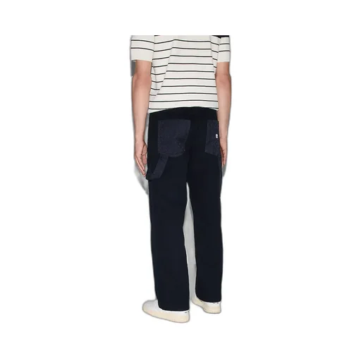 Heavy Cotton Canvas Trousers With Label