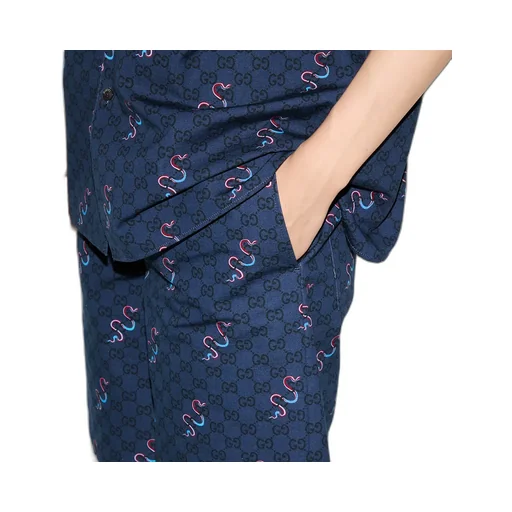 Printed Cotton Ripstop Shorts