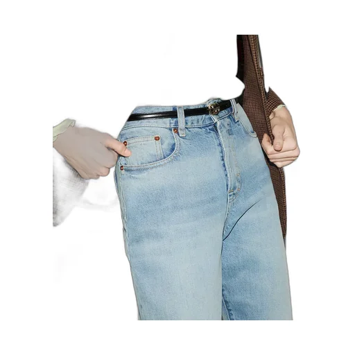High Rise Boot Cut Denim Pants