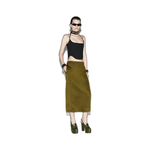 Wool Mohair Skirt