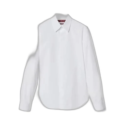 Embroidered Cotton Poplin Shirt