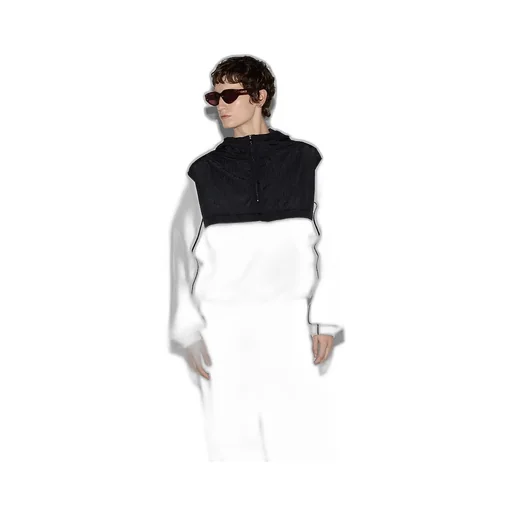 Gg Nylon Hooded Zip Jacket