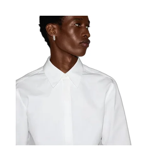Embroidered Cotton Poplin Shirt