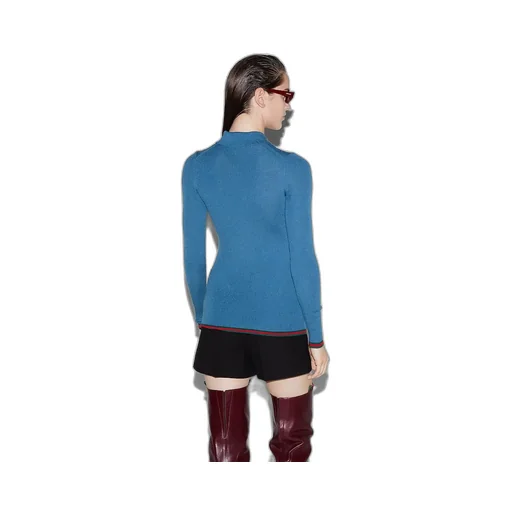Cashmere And Silk Polo Top