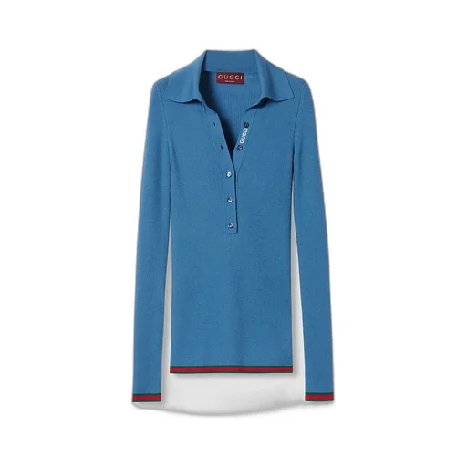 Cashmere And Silk Polo Top