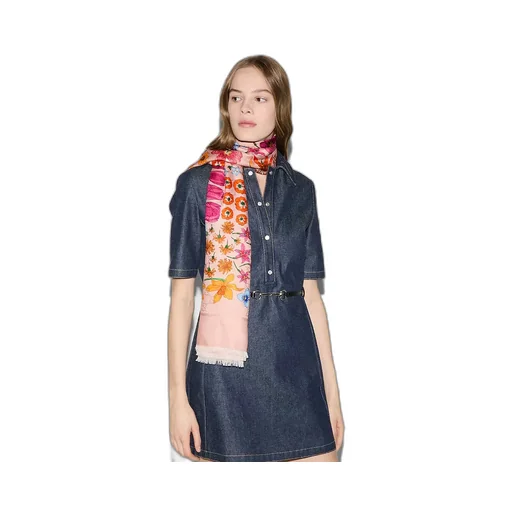 Printed Silk Wool Shawl