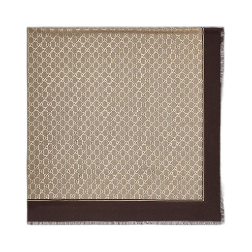 Laminated Gg Wool Shawl