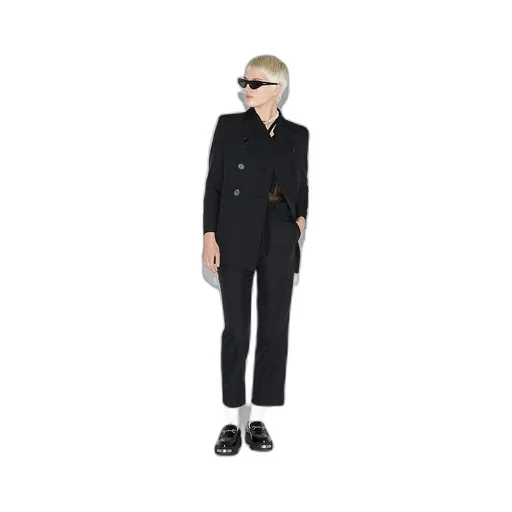 Fine Drill Jacket With Martingale