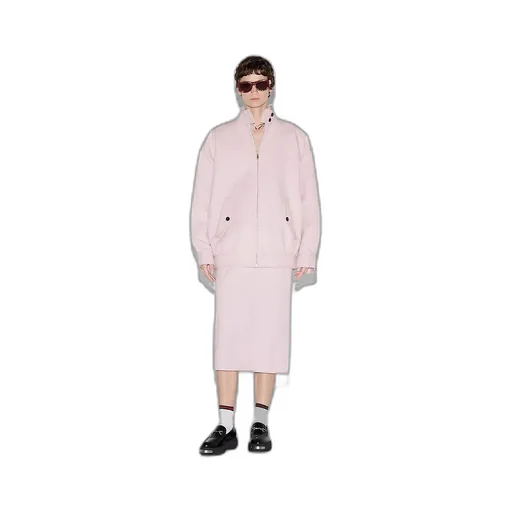 Cotton Canvas Delavé Bomber Jacket