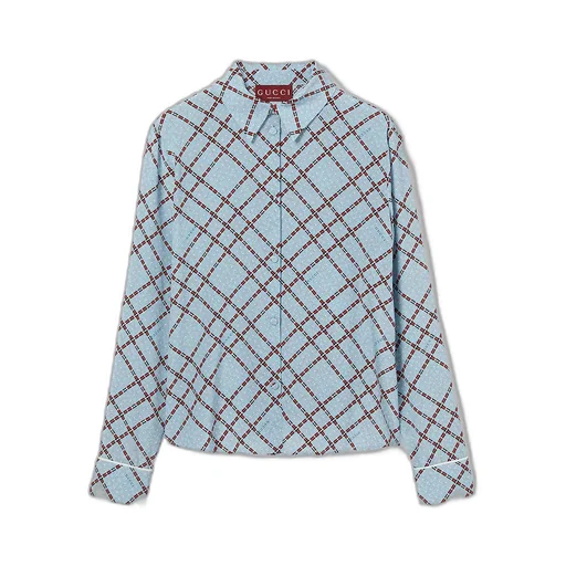 Printed Silk CrÊPe De Chine Shirt