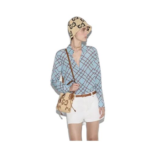Printed Silk CrÊPe De Chine Shirt