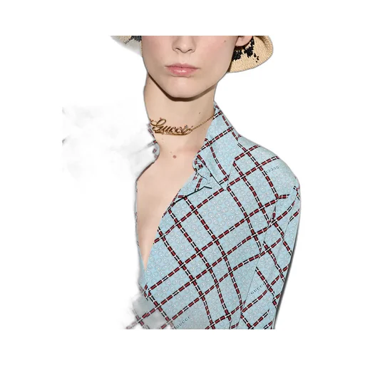 Printed Silk CrÊPe De Chine Shirt