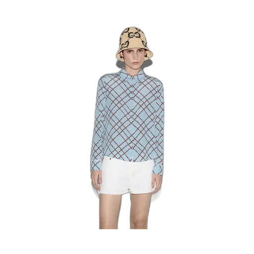 Printed Silk CrÊPe De Chine Shirt